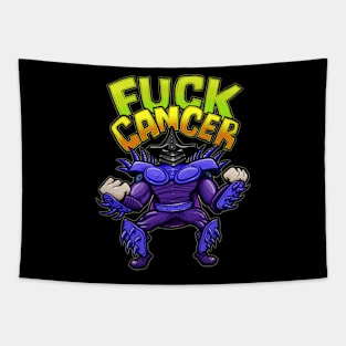 Euro Shredder - F*ck Cancer - TMNT Tapestry