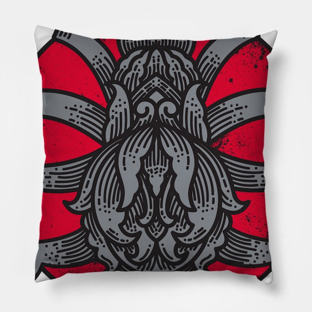 Rock Spider Pillow by Anwadipa