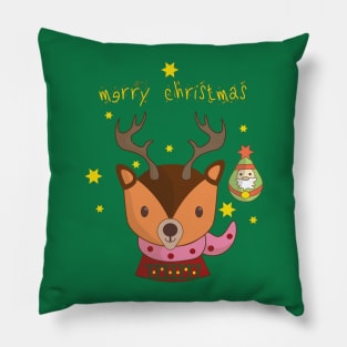 Santa's Reindeer Pillow