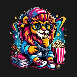 Gaming Lion - Perfect for video games fans T-Shirt