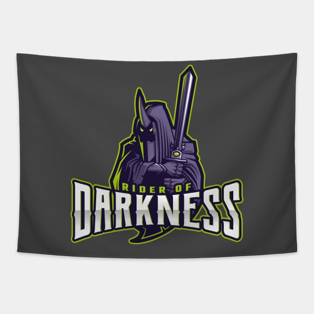 Rider Of Darkness Tapestry by SomebodyShirts