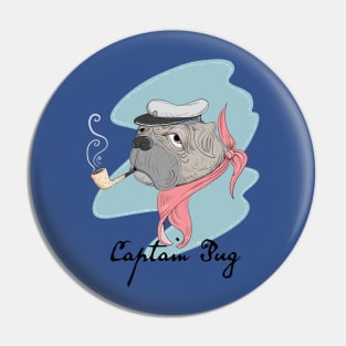 Captain Pug Pin