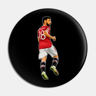 Bruno Fernandes #18 Wait The Ball Pin