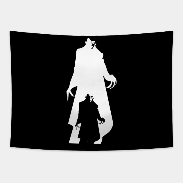 Nosferatu Shadow Tapestry by BlackAndWhiteFright