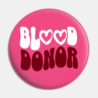 blood donor Pin