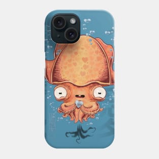 Cuddlefish Love T Shirt Phone Case