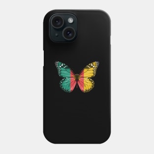 Cameroonian Flag  Butterfly - Gift for Cameroonian From Cameroon Phone Case