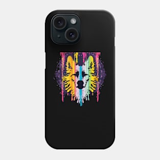 Irish Wolfhound Colorful Design Phone Case