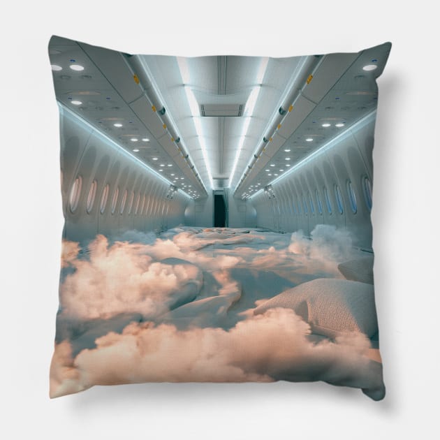 Dream flight Pillow by AdinCampbell