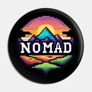 NomadLands Logo 2 Pin