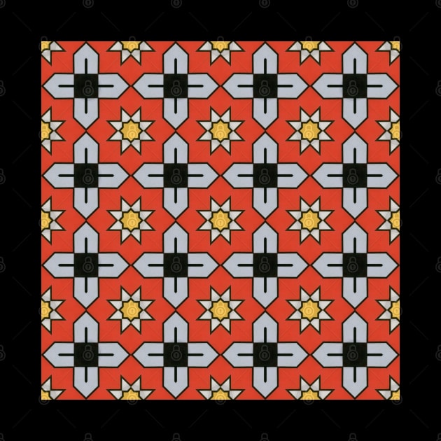 Seamless Pattern, Moroccan Mosaic Pattern by hichamArt