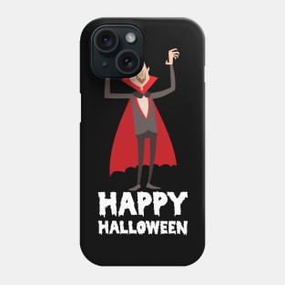 Vampire Scary and Spooky Happy Halloween Funny Graphic Phone Case