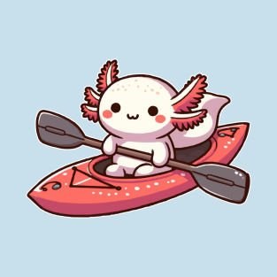 axolotl funny Kayaking T-Shirt