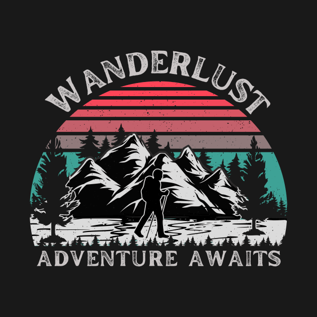 Wanderlust Tshirt by VikingHeart Designs