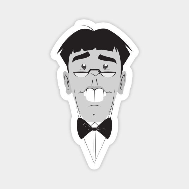 Jerry Lewis - Comedy Masters Magnet by Leo da Fonseca