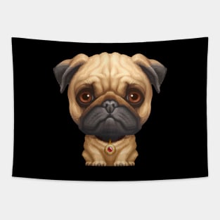 Pug Tapestry