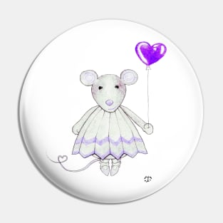 Miss Margaret purple Pin