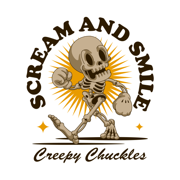 Scream and Smile Skeleton by milatees