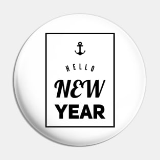 Happy Hello new year Pin