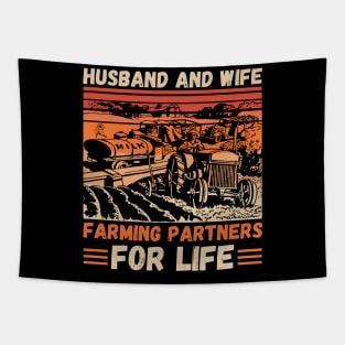 Husband And Wife Farming Partners For Life Tapestry