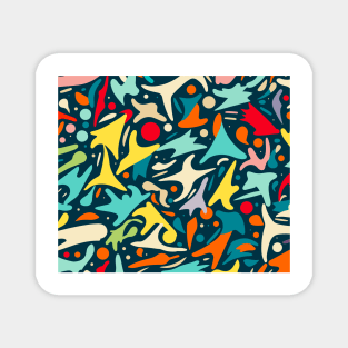 Abstract color Magnet