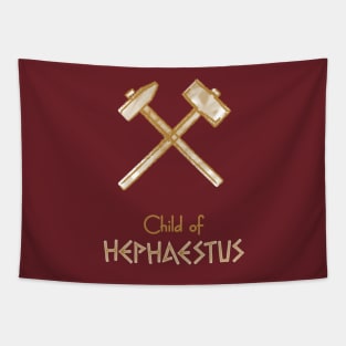 Child of Hephaestus – Percy Jackson inspired design Tapestry