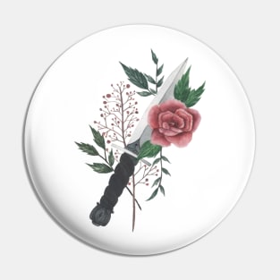 Flowers dagger Pin