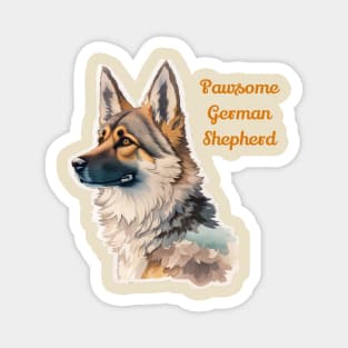 Pawsome German Shepherd Magnet