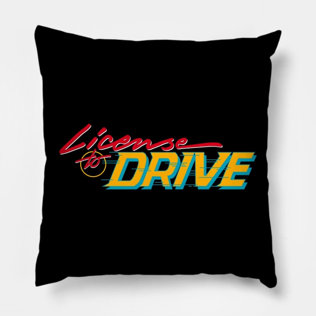 License to Drive Pillow by triggerleo