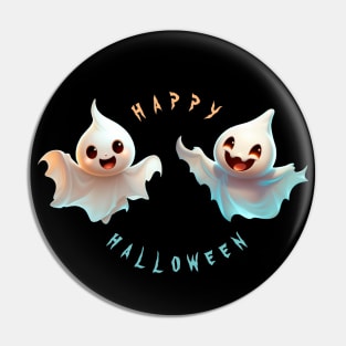 TWO FUN GHOSTS Pin