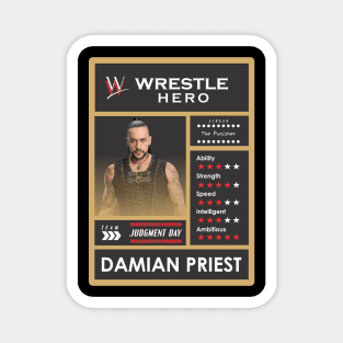 wwe card damian priest Magnet