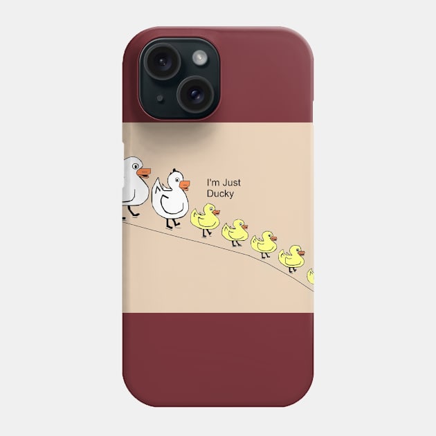 Just Ducky Ducks Phone Case by Dorcas