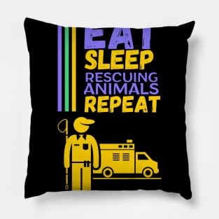 Animal Rescue, Rescuing Animals, Animal Control Worker Pillow