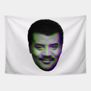 Neil DeGrasse Tyson Glitch Tapestry