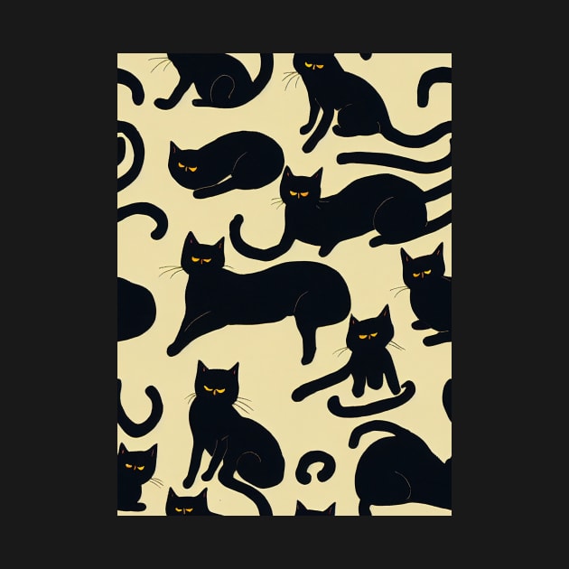 Black Cats for Cat lovers. Perfect gift for National Black Cat Day #14 by Endless-Designs