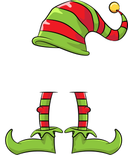 Grandma Elf Funny Matching Christmas Costume Family Magnet