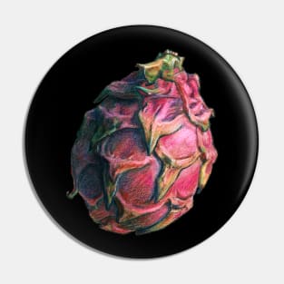 Pitaya the Dragon fruit - hand drawn Pin