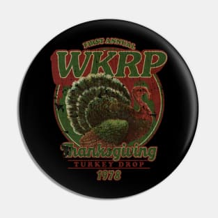 Vintage - WKRP TURKEY DROP 1978 Pin