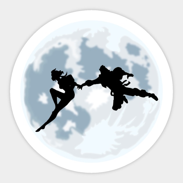 Lucy and David V2 Cyberpunk Edgerunners Weatherproof Anime Sticker