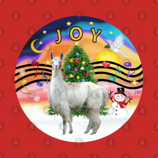 "Christmas Music" with a Llama by Dogs Galore and More