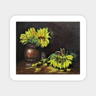 Sunflower Thieves Magnet