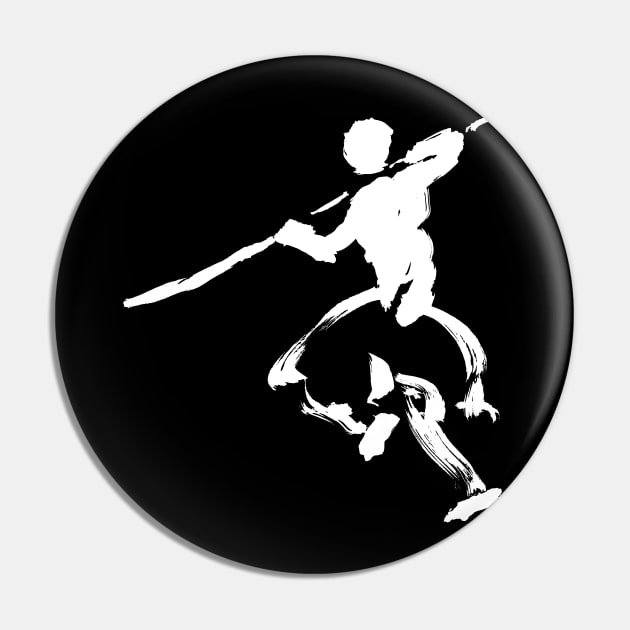 kungfu - stickfighter Pin by Nikokosmos