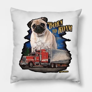 Born to roam Pillow