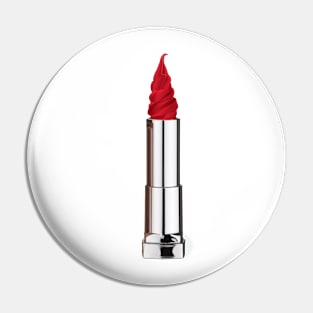 Lipstick-icecream Pin