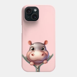 Cute Hippo Phone Case