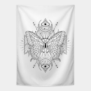 Swallowtail Butterfly | Sacred Geometry Tapestry