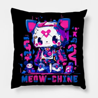 Meow Machine Pillow