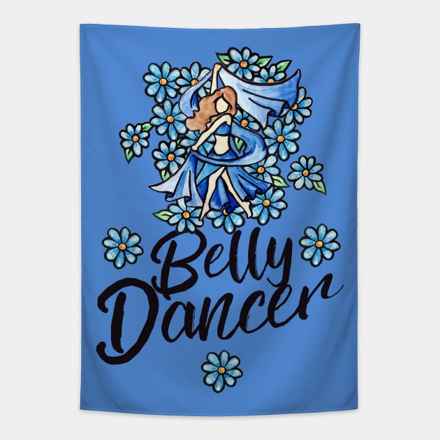 Belly Dancer Tapestry by bubbsnugg