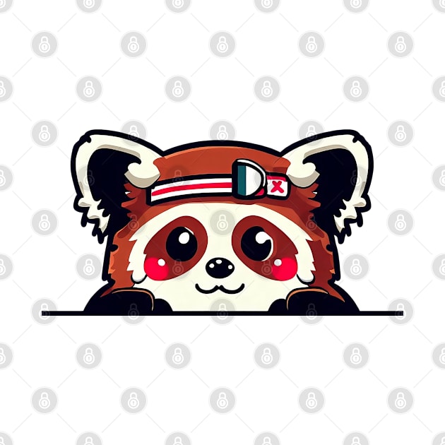 Sneaky japanese red panda so cutest by Deartexclusive