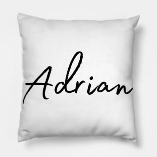 Adrian Name Calligraphy Pillow